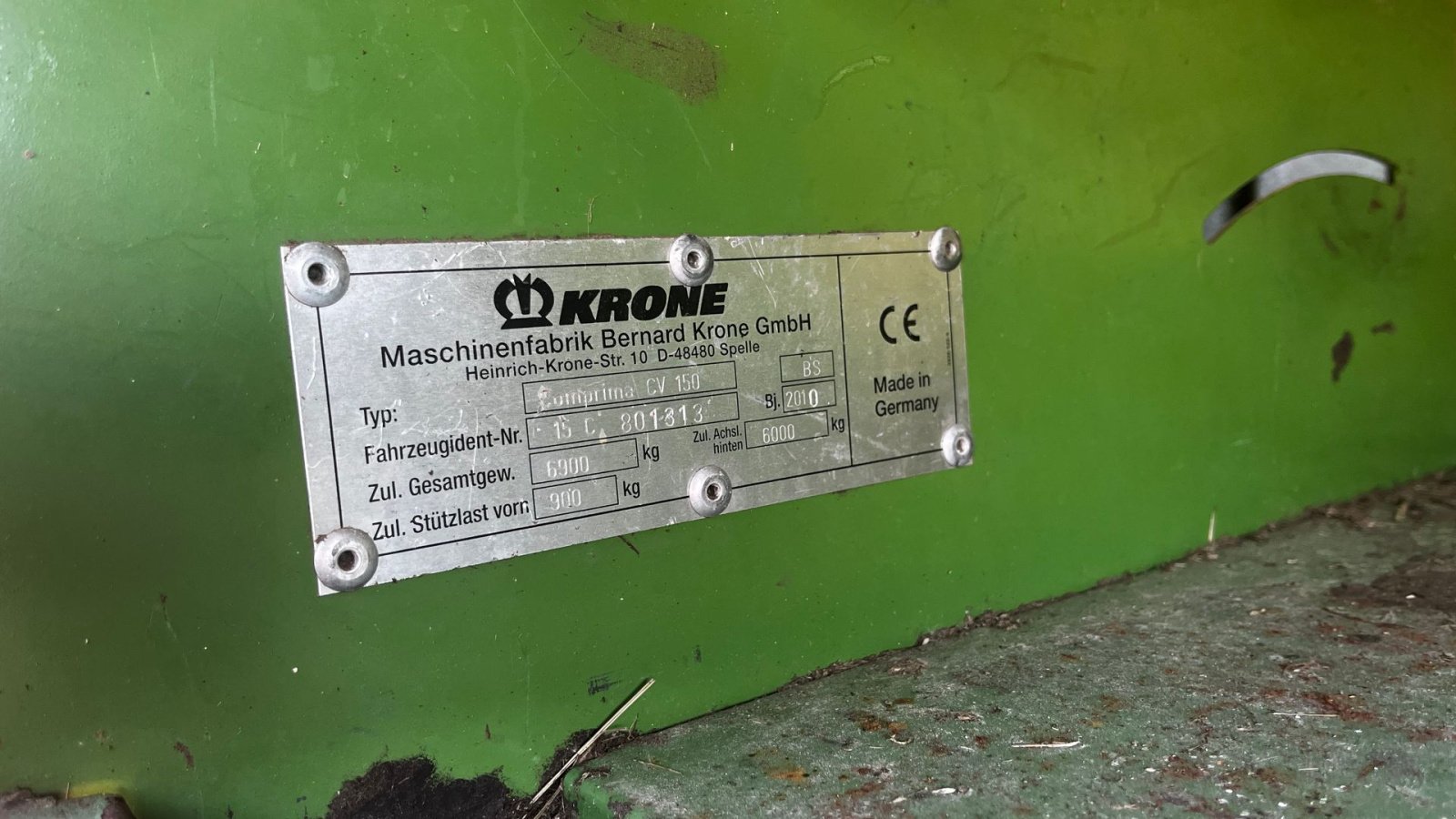 Rundballenpresse van het type Krone COMPRIMA CV 150 XC M. indpakker, Gebrauchtmaschine in Horsens (Foto 12)