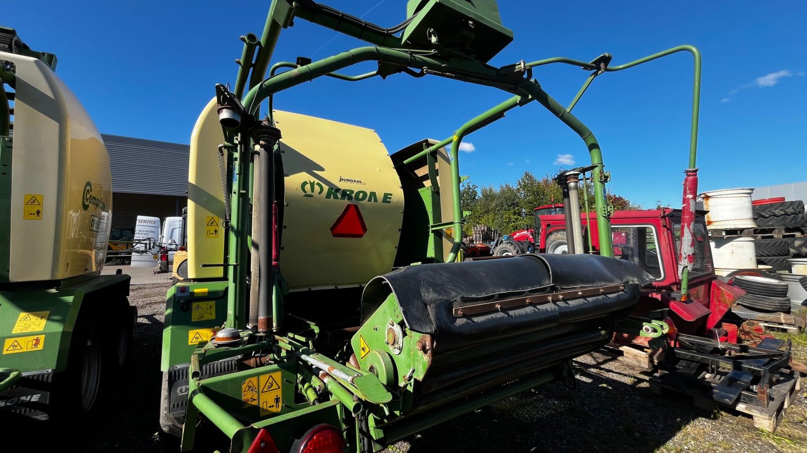 Rundballenpresse van het type Krone COMPRIMA CV 150 XC M. indpakker, Gebrauchtmaschine in Horsens (Foto 10)