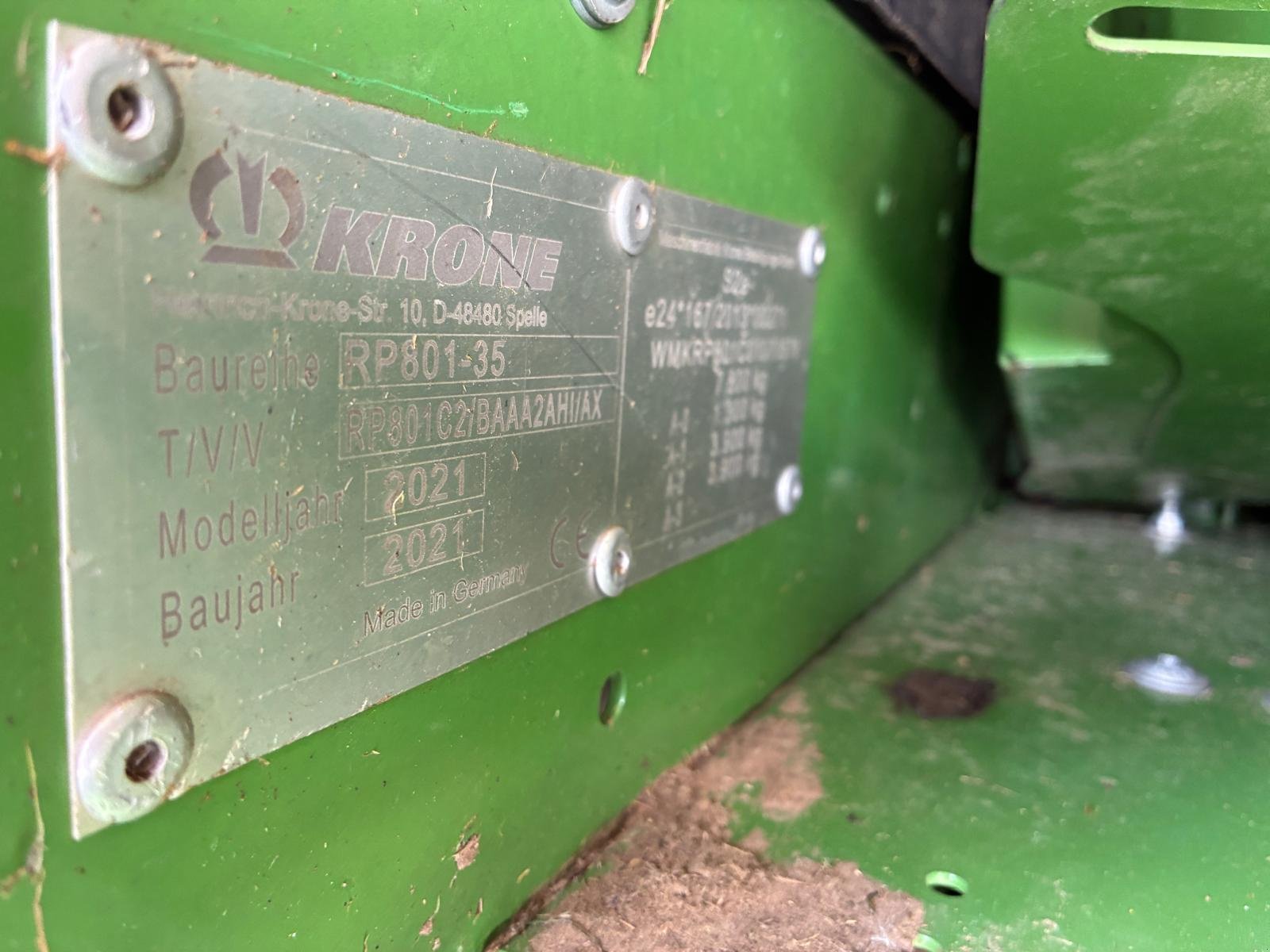 Rundballenpresse za tip Krone Comprima CV 150 XC Plus, Gebrauchtmaschine u Germaringen (Slika 7)