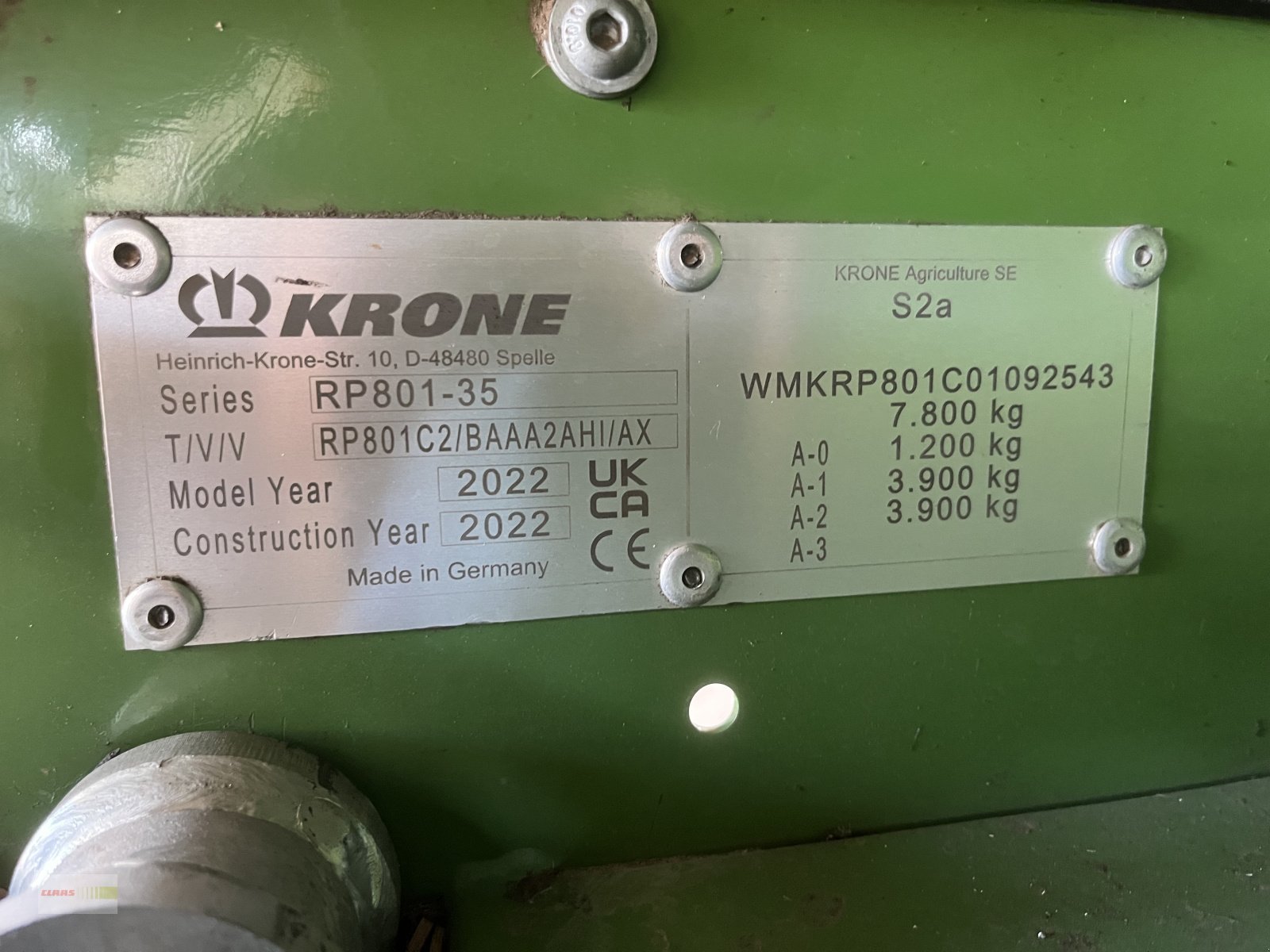 Rundballenpresse tip Krone Comprima CV 150 XC, Gebrauchtmaschine in Langenau (Poză 16)