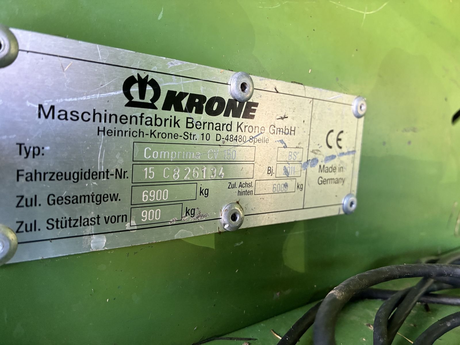 Rundballenpresse typu Krone Comprima CV 150 XC, Gebrauchtmaschine v Villach (Obrázek 8)