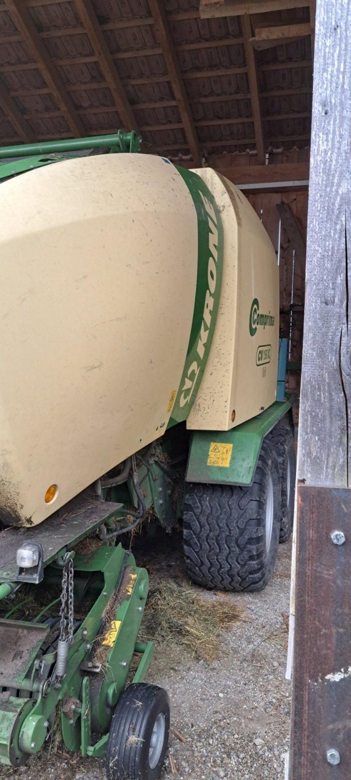 Rundballenpresse typu Krone Comprima CV 150 XC, Gebrauchtmaschine v Wessobrunn (Obrázek 2)