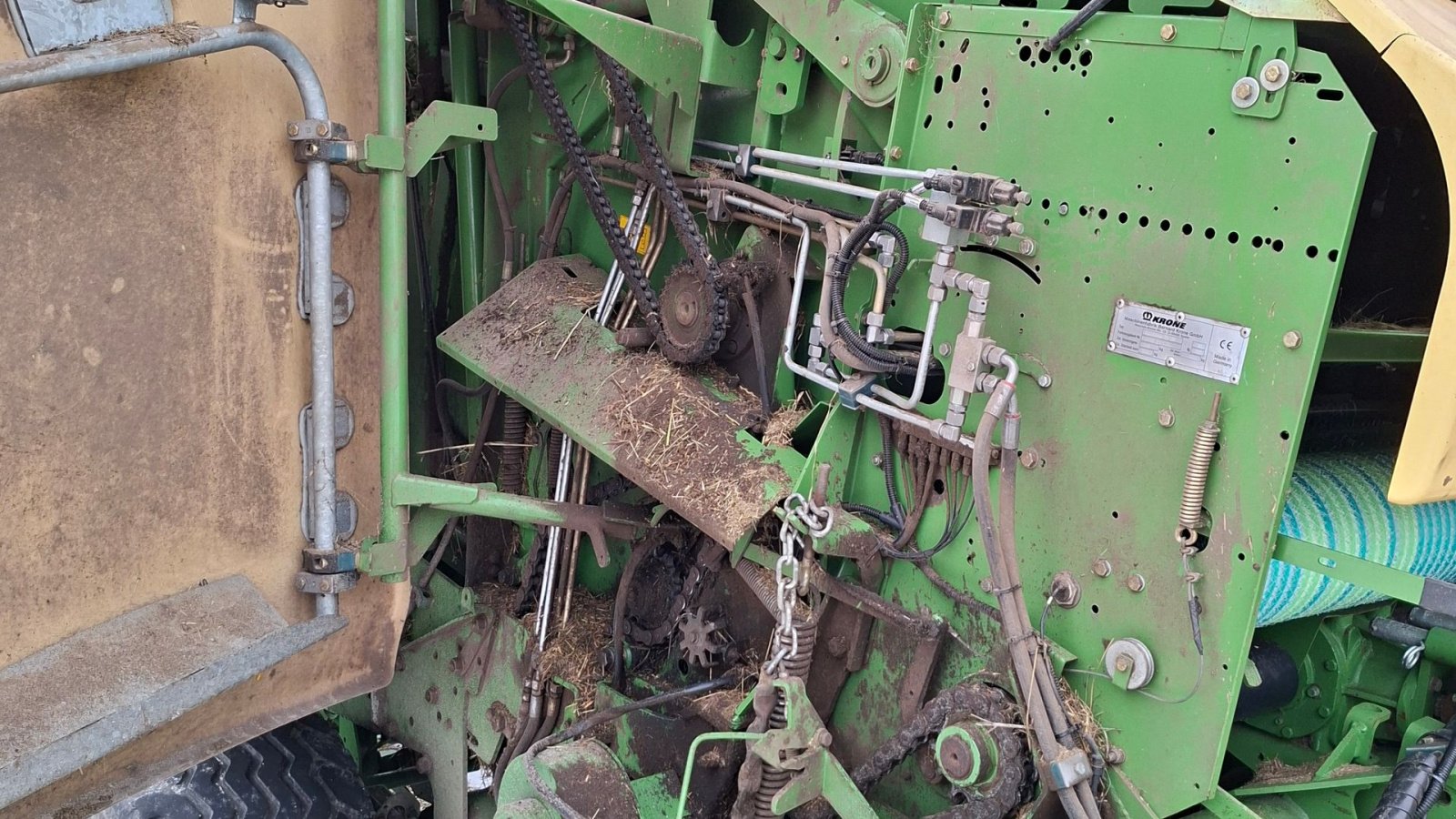 Rundballenpresse Türe ait Krone COMPRIMA CV 210 XC, Gebrauchtmaschine içinde Nykøbing M (resim 7)