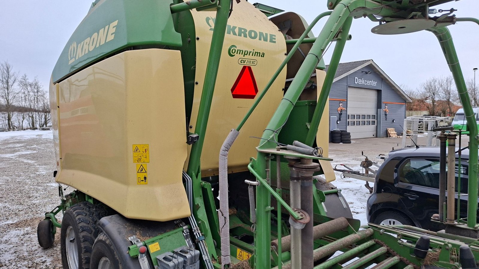 Rundballenpresse Türe ait Krone COMPRIMA CV 210 XC, Gebrauchtmaschine içinde Nykøbing M (resim 3)