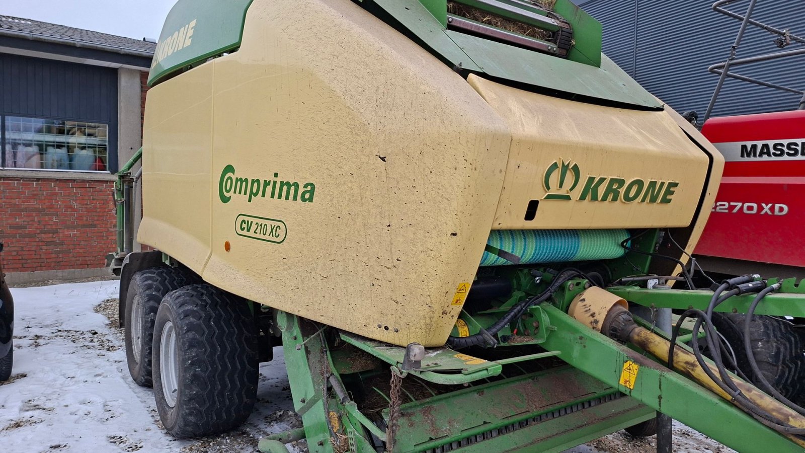 Rundballenpresse Türe ait Krone COMPRIMA CV 210 XC, Gebrauchtmaschine içinde Nykøbing M (resim 1)