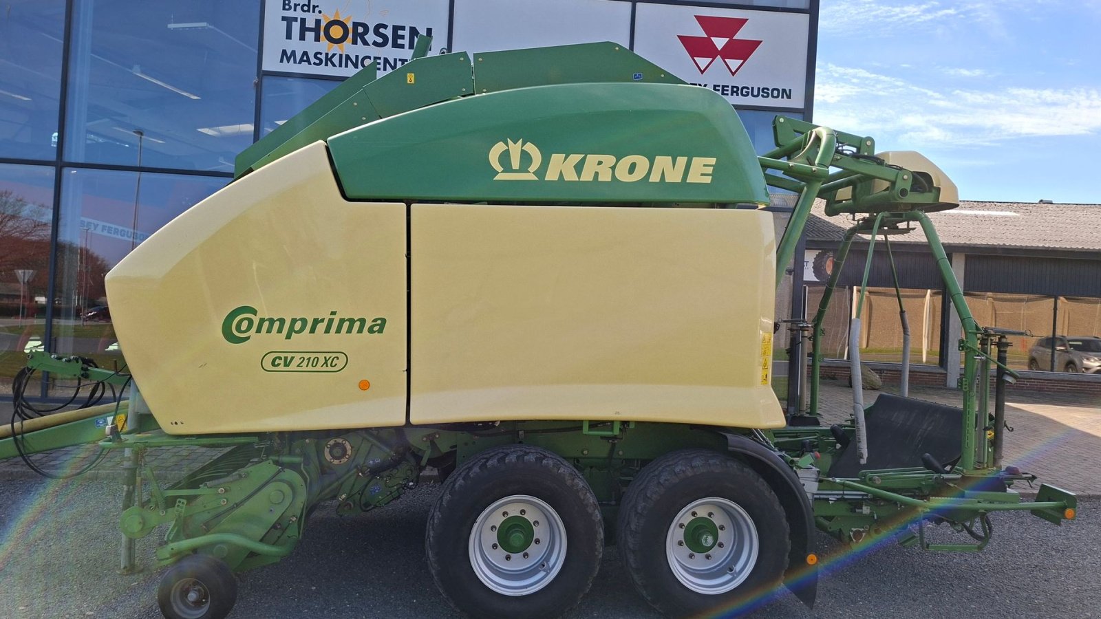 Rundballenpresse типа Krone COMPRIMA CV 210 XC, Gebrauchtmaschine в Nykøbing M (Фотография 4)
