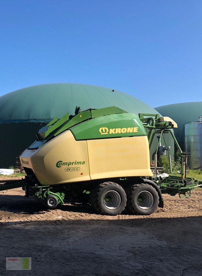 Rundballenpresse van het type Krone Comprima CV 210, Gebrauchtmaschine in Risum-Lindholm (Foto 1)