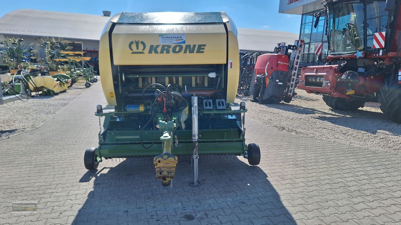 Rundballenpresse Türe ait Krone Comprima F 125 XC 17Messser und hydr. Bremsanlag, Gebrauchtmaschine içinde Gampern (resim 9)