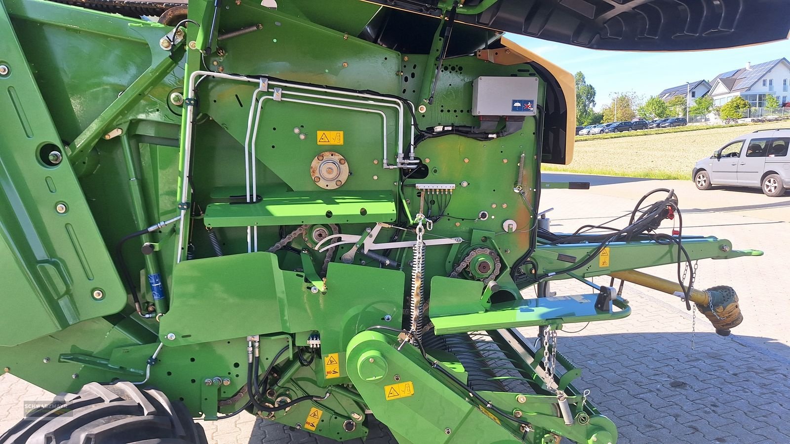 Rundballenpresse Türe ait Krone Comprima F 125 XC 17Messser und hydr. Bremsanlag, Gebrauchtmaschine içinde Gampern (resim 17)