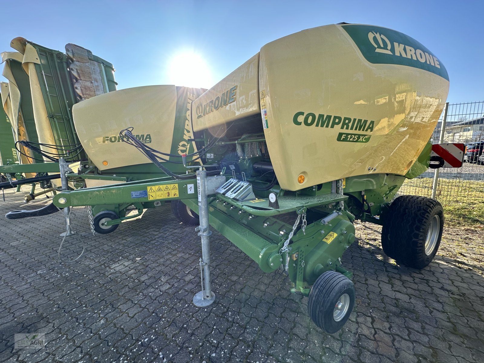 Rundballenpresse typu Krone COMPRIMA F 125 XC, Gebrauchtmaschine v Vöhringen (Obrázek 1)