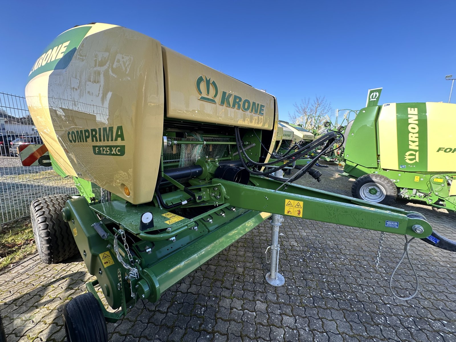 Rundballenpresse typu Krone COMPRIMA F 125 XC, Gebrauchtmaschine v Vöhringen (Obrázek 4)