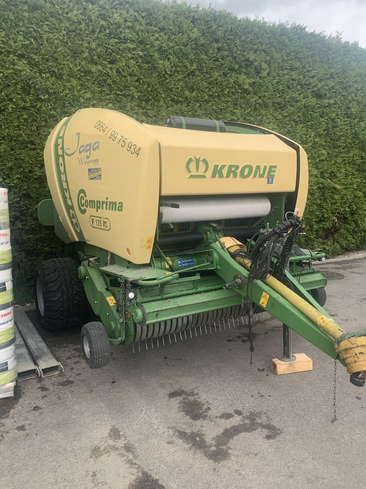 Rundballenpresse Türe ait Krone Comprima F 125 XC, Gebrauchtmaschine içinde Gschwandt (resim 4)