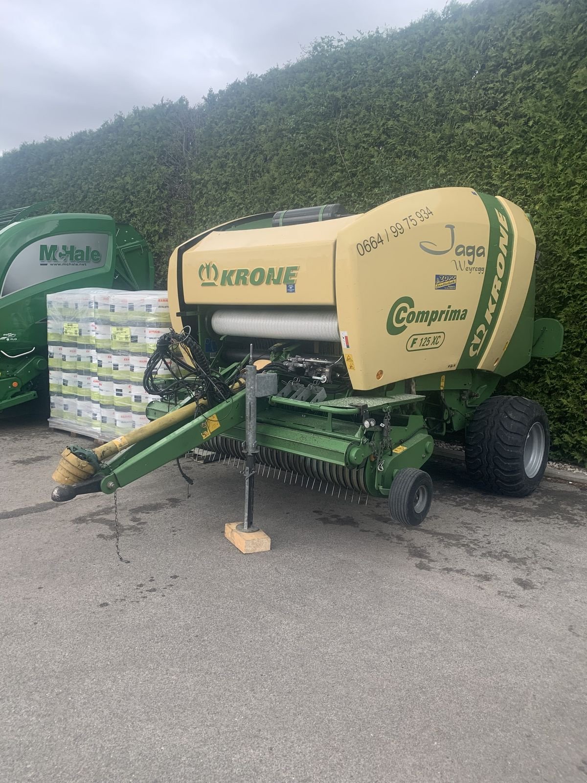 Rundballenpresse Türe ait Krone Comprima F 125 XC, Gebrauchtmaschine içinde Gschwandt (resim 5)
