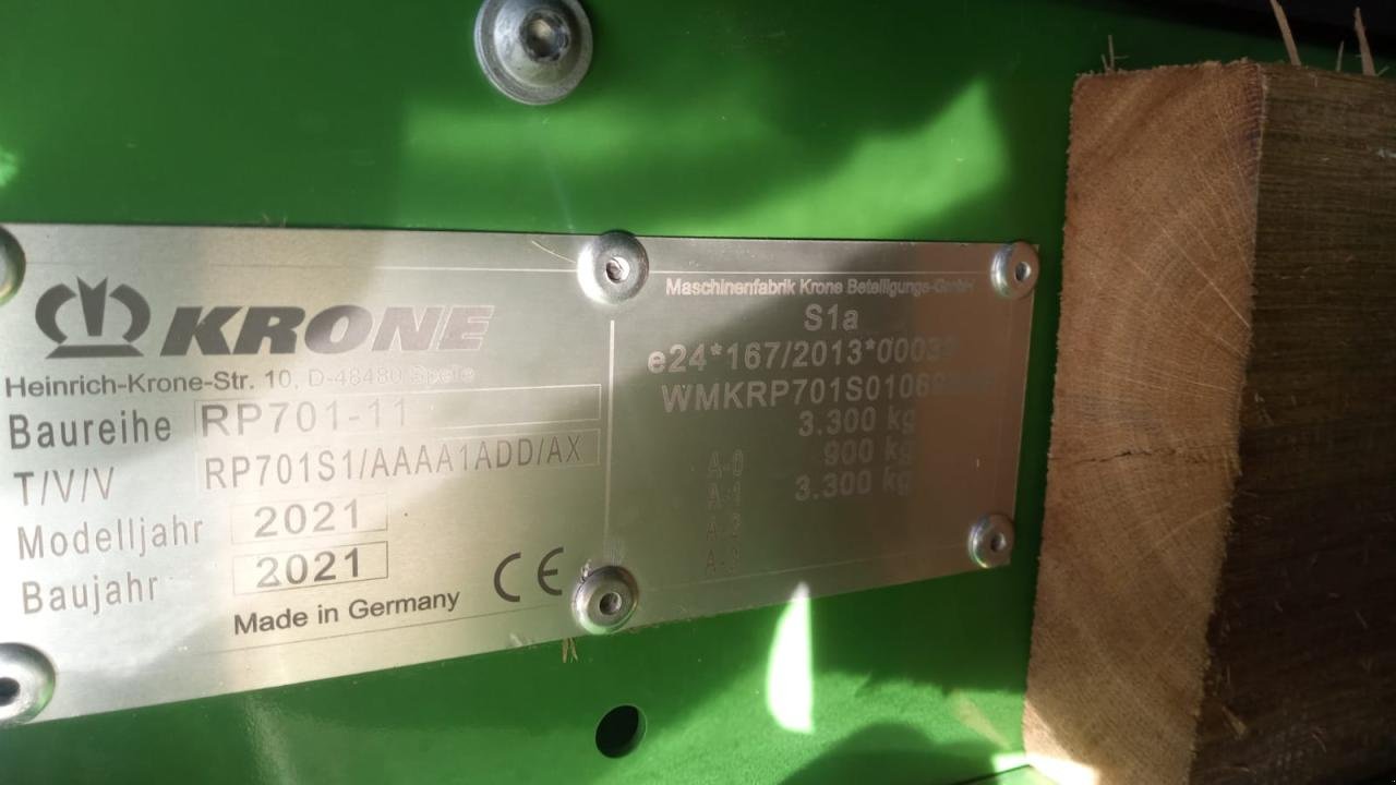 Rundballenpresse tip Krone Comprima F 125 XC, Gebrauchtmaschine in Schopfloch (Poză 11)