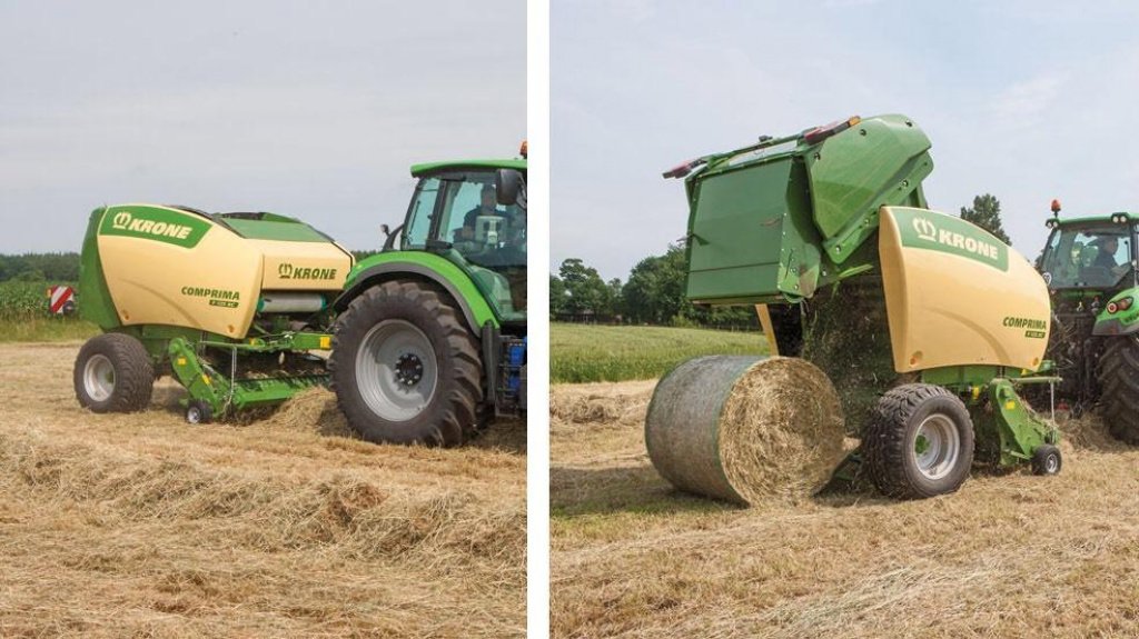 Rundballenpresse Türe ait Krone Comprima F 125, Gebrauchtmaschine içinde Миколаїв (resim 1)