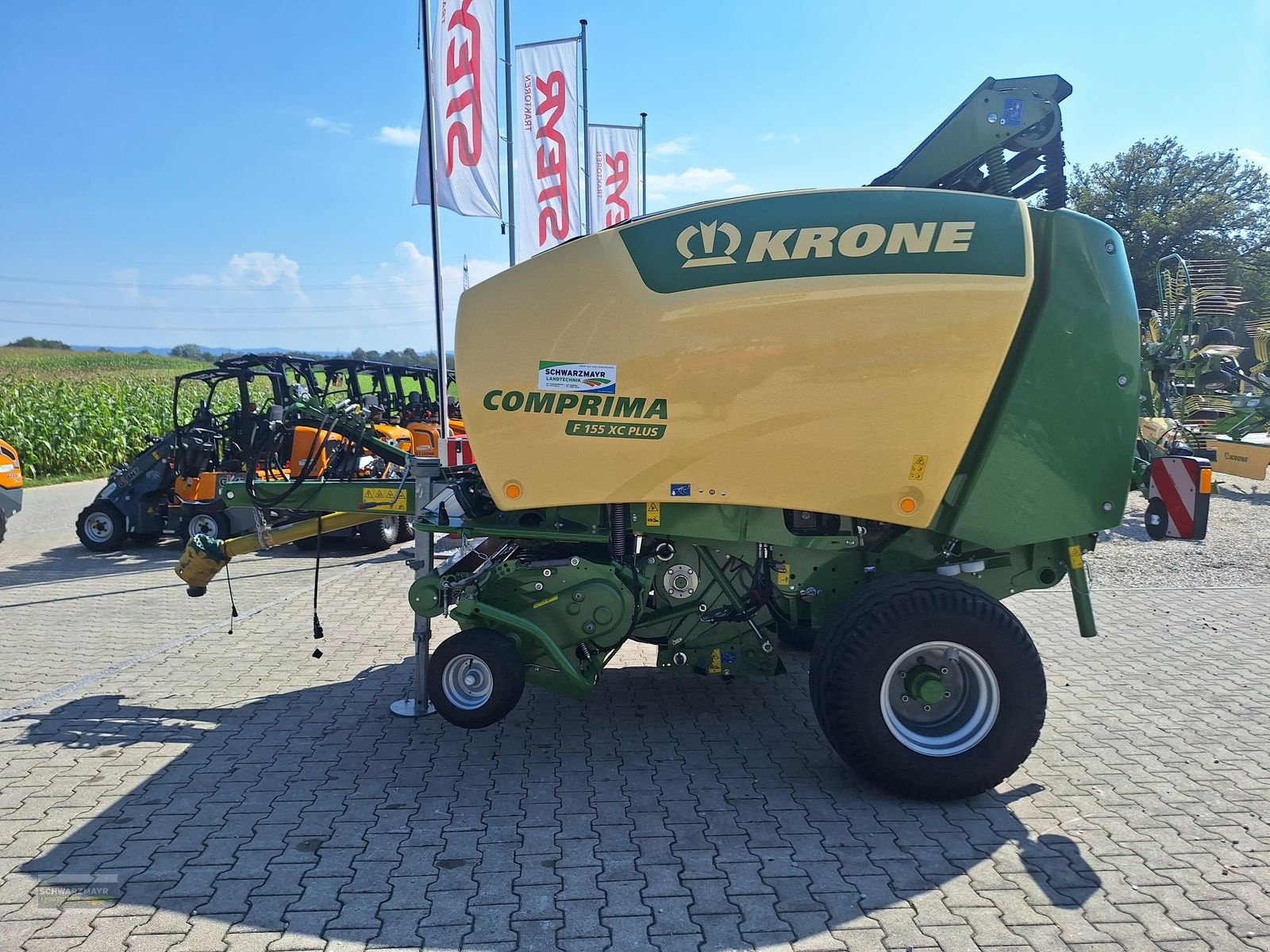 Rundballenpresse of the type Krone Comprima F 155 XC Pl, Gebrauchtmaschine in Aurolzmünster (Picture 7)