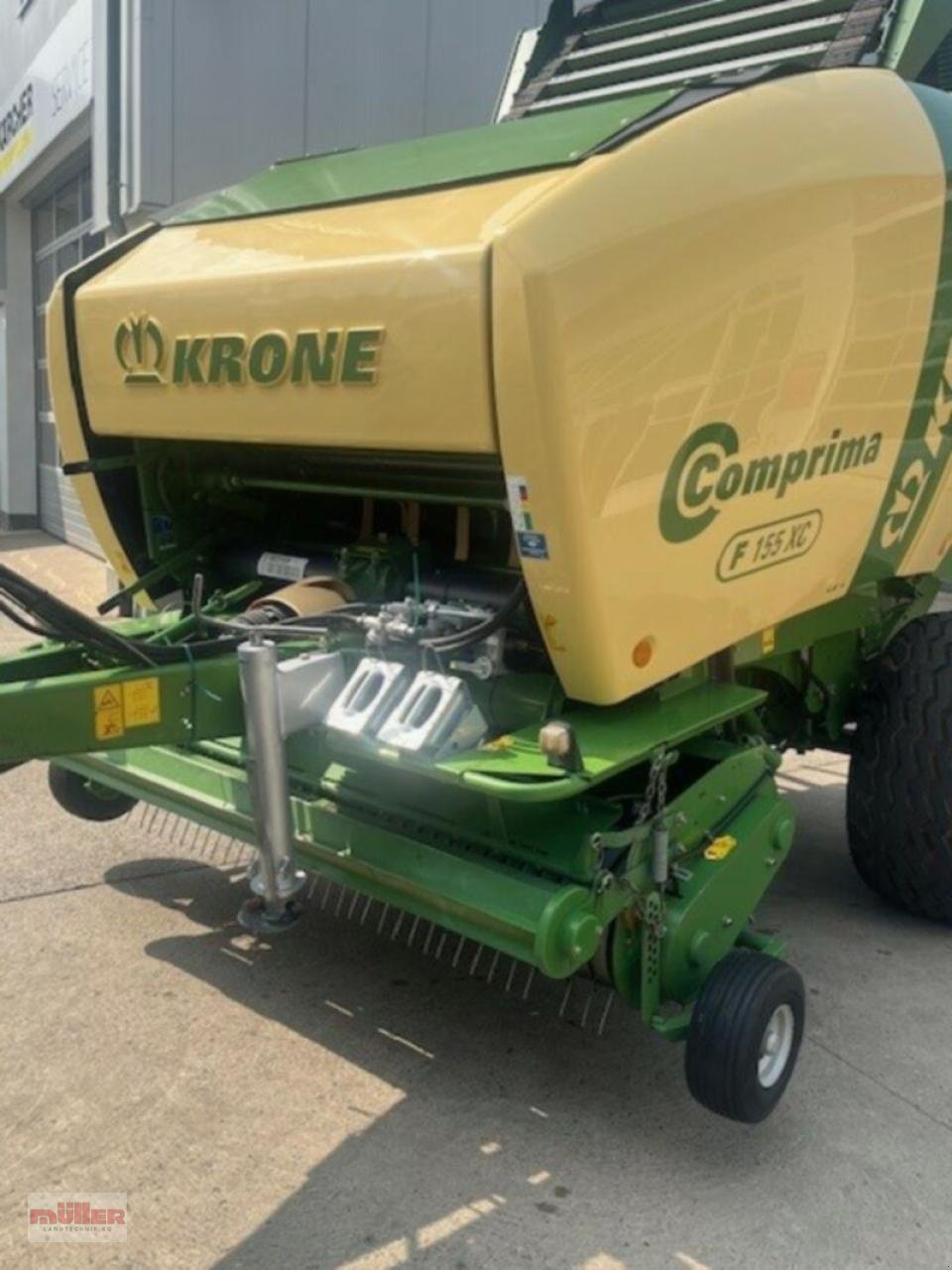 Rundballenpresse des Typs Krone Comprima F 155 XC, Gebrauchtmaschine in Holzhausen (Bild 12)