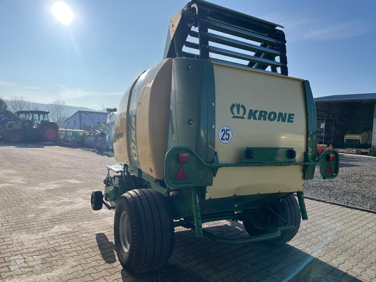 Rundballenpresse Türe ait Krone Comprima F 155 XC, Gebrauchtmaschine içinde Neuhof - Dorfborn (resim 4)