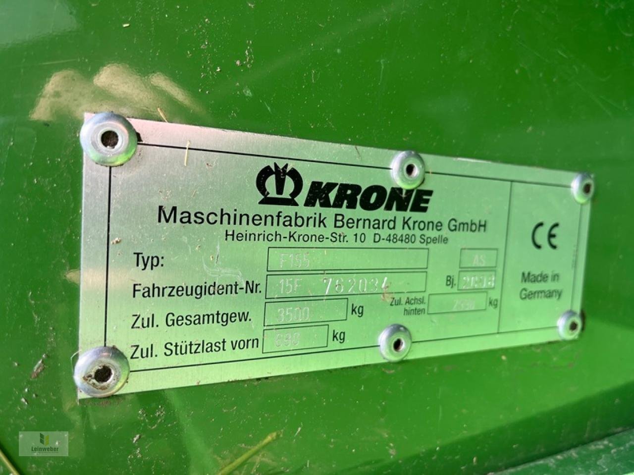 Rundballenpresse Türe ait Krone Comprima F 155 XC, Gebrauchtmaschine içinde Neuhof - Dorfborn (resim 10)