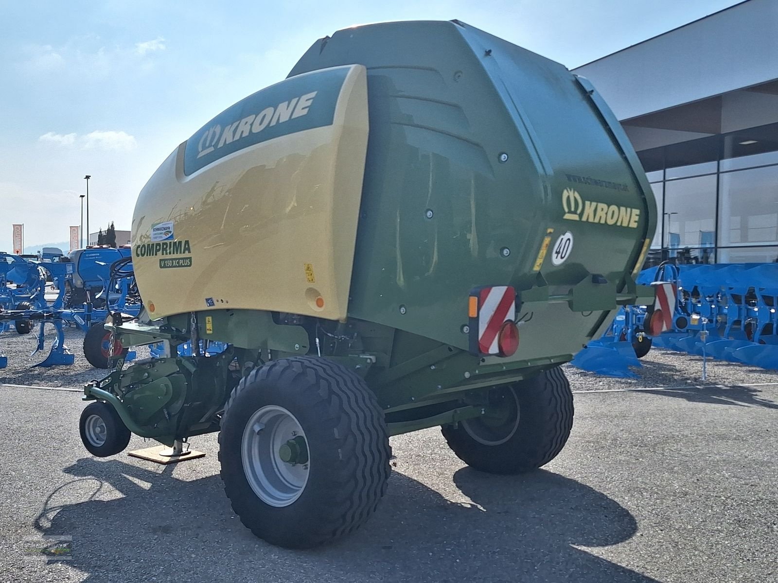Rundballenpresse del tipo Krone Comprima V 150 XC Plus 26 Messer, Gebrauchtmaschine In Gampern (Immagine 5)