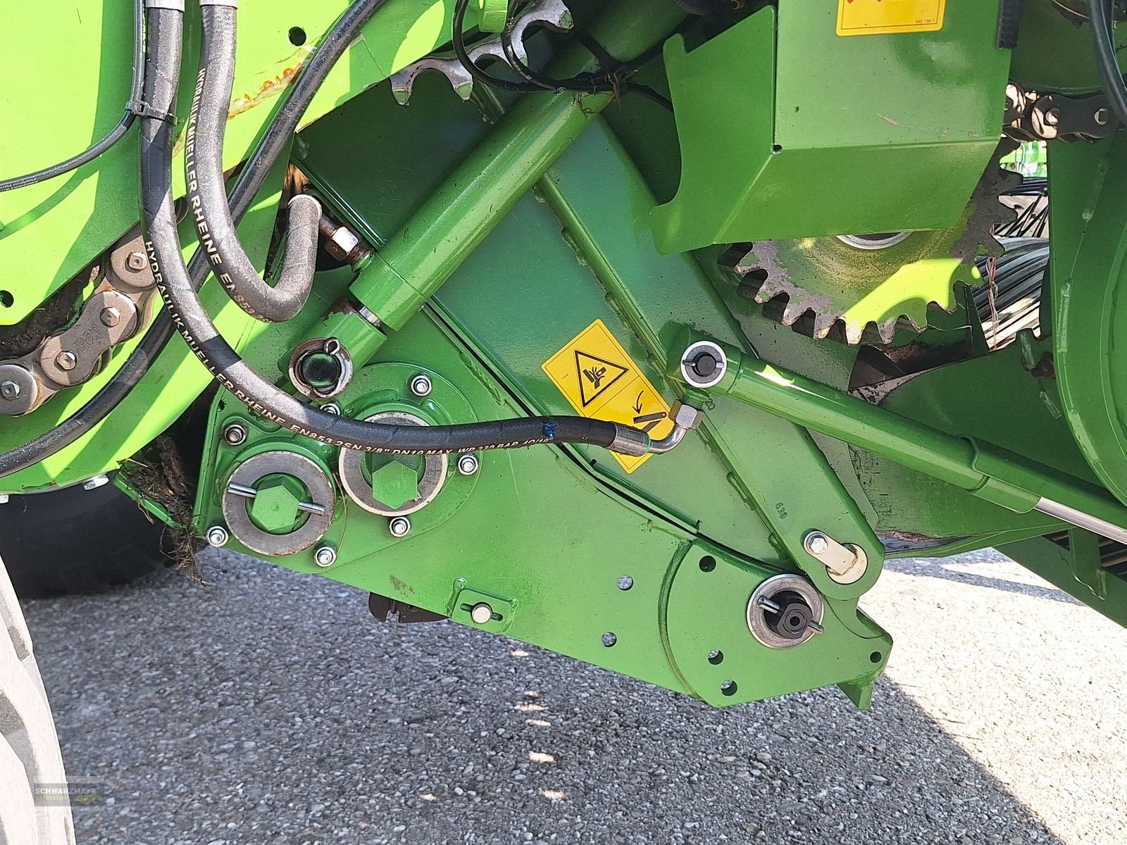 Rundballenpresse del tipo Krone Comprima V 150 XC Plus 26 Messer, Gebrauchtmaschine In Gampern (Immagine 15)