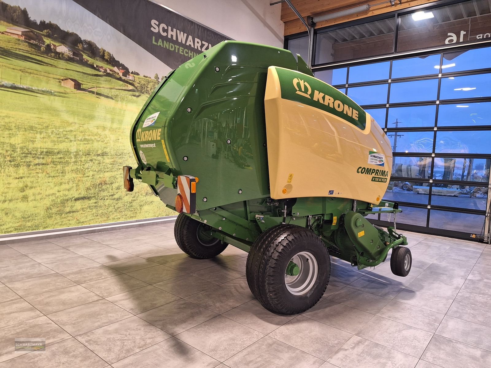 Rundballenpresse του τύπου Krone Comprima V 150 XC PLUS, Vorführmaschine σε Aurolzmünster (Φωτογραφία 2)