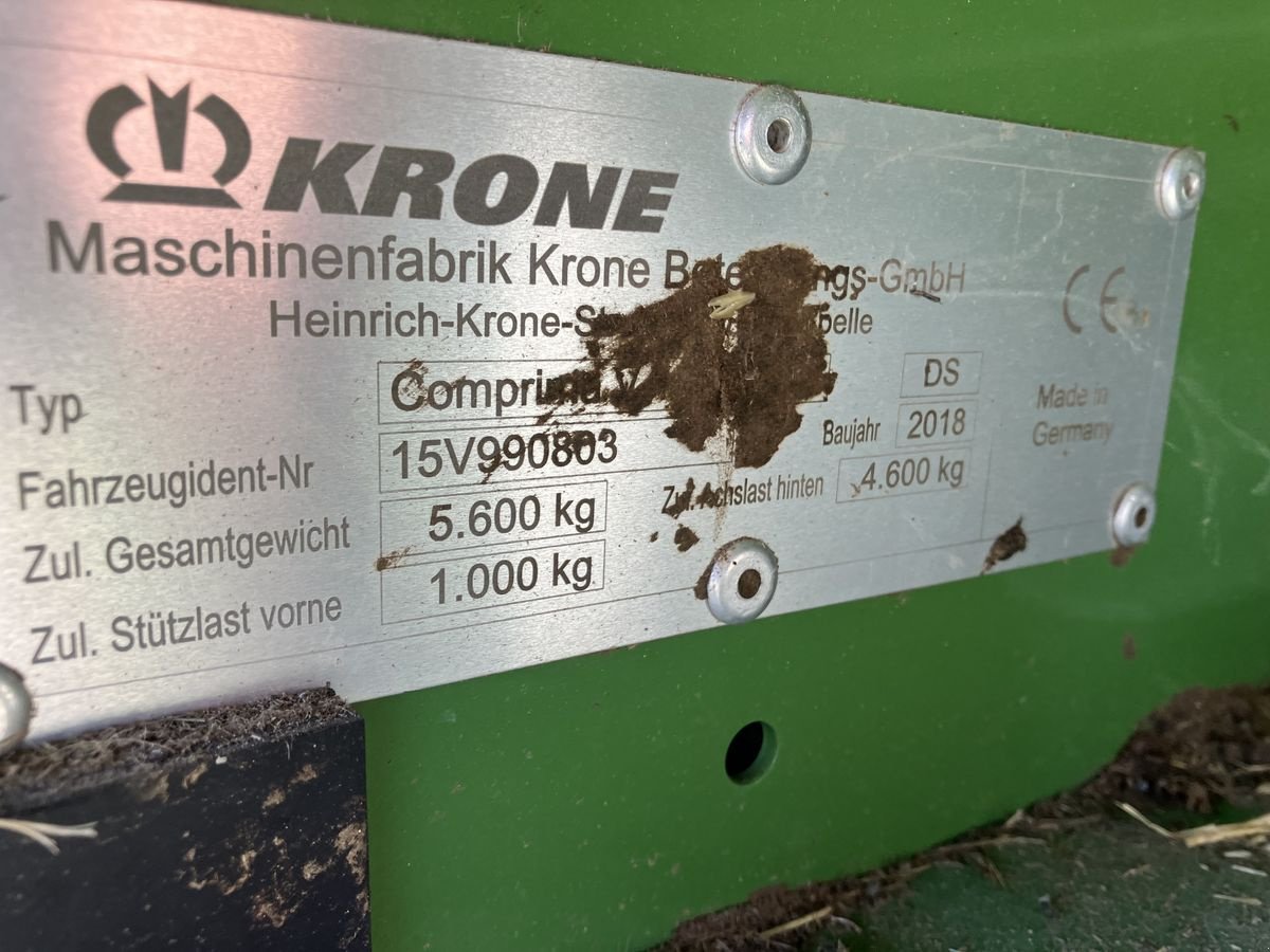 Rundballenpresse типа Krone Comprima V 150 XC Xtreme, Gebrauchtmaschine в Villach (Фотография 8)
