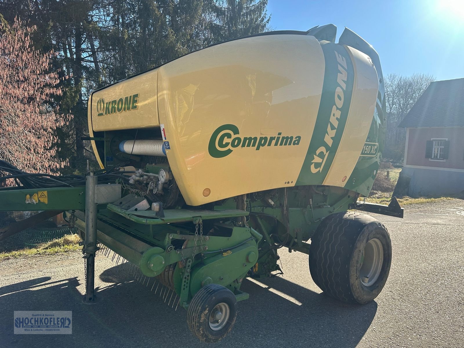 Rundballenpresse of the type Krone Comprima   V 150 XC, Gebrauchtmaschine in Wies (Picture 1)