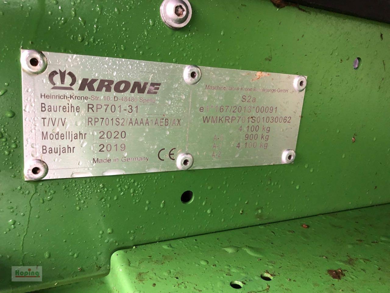Rundballenpresse a típus Krone Comprima V 150 XC, Gebrauchtmaschine ekkor: Bakum (Kép 3)