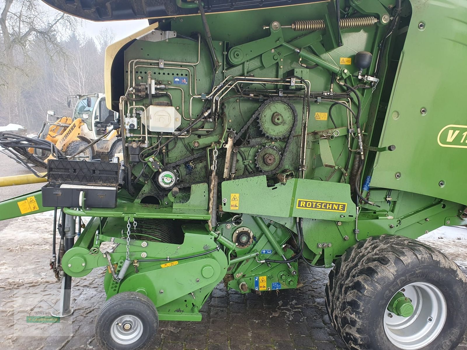 Rundballenpresse Türe ait Krone Comprima V 150XC, Gebrauchtmaschine içinde Ottensheim (resim 8)