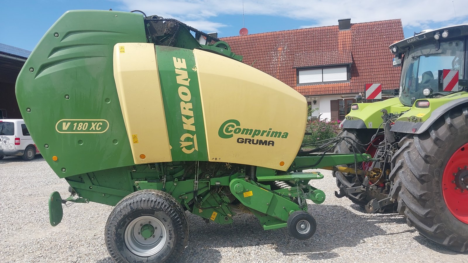 Rundballenpresse of the type Krone Comprima V 180 CV, Gebrauchtmaschine in Aichach (Picture 3)