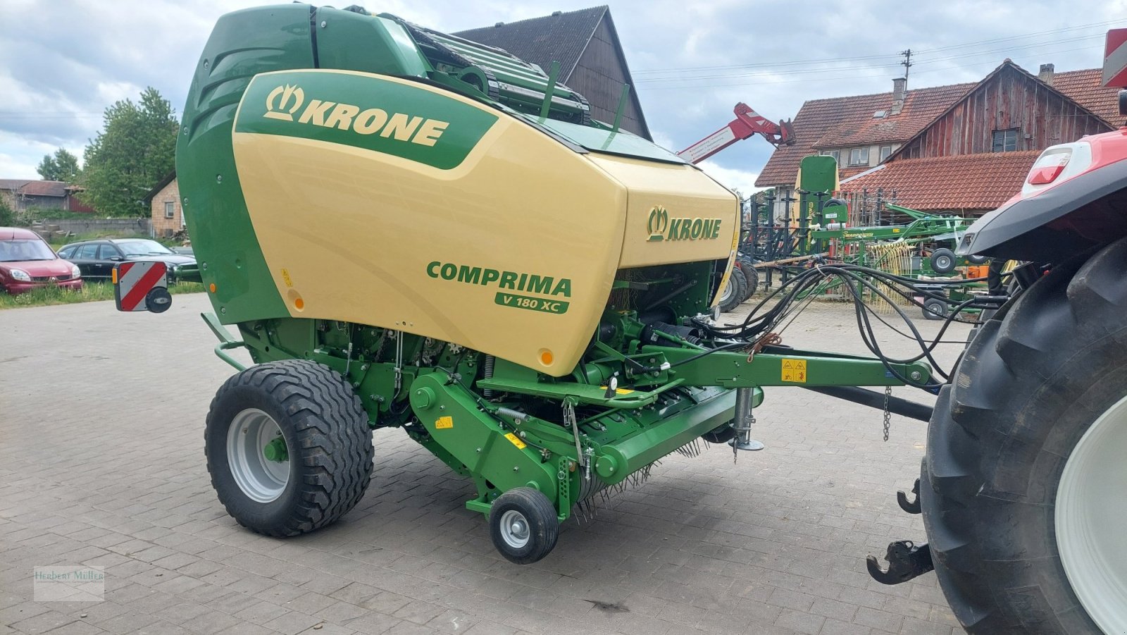 Rundballenpresse del tipo Krone Comprima V 180 XC, Gebrauchtmaschine en Sauldorf (Imagen 5)
