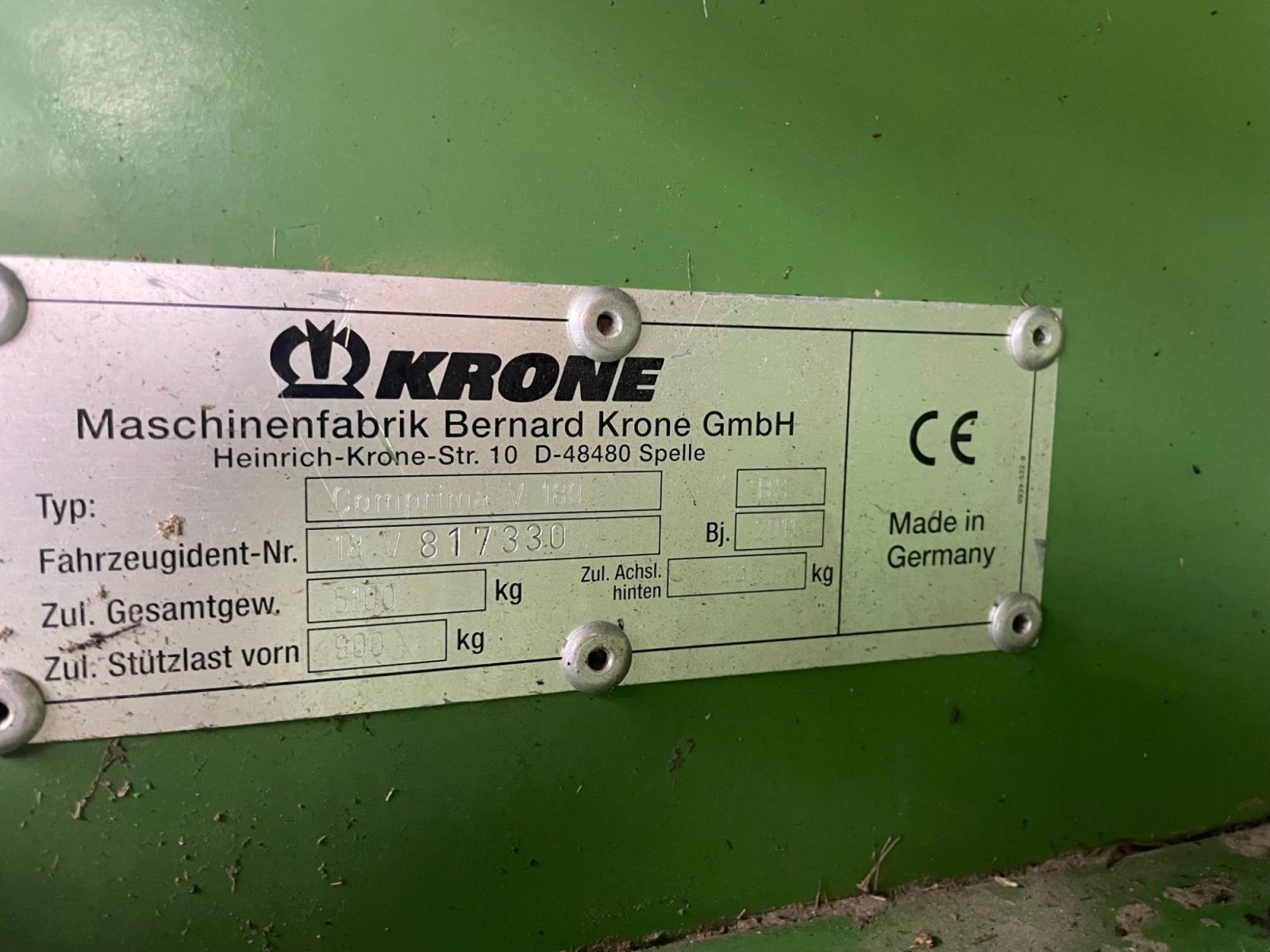 Rundballenpresse del tipo Krone Comprima V 180 XC, Gebrauchtmaschine en Amerang / OT. Kirchensur (Imagen 13)