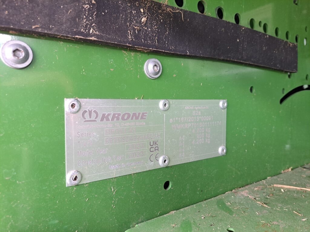 Rundballenpresse typu Krone Comprima V 180 XC, Gebrauchtmaschine v Gülzow-Prüzen OT Mühlengeez (Obrázek 4)