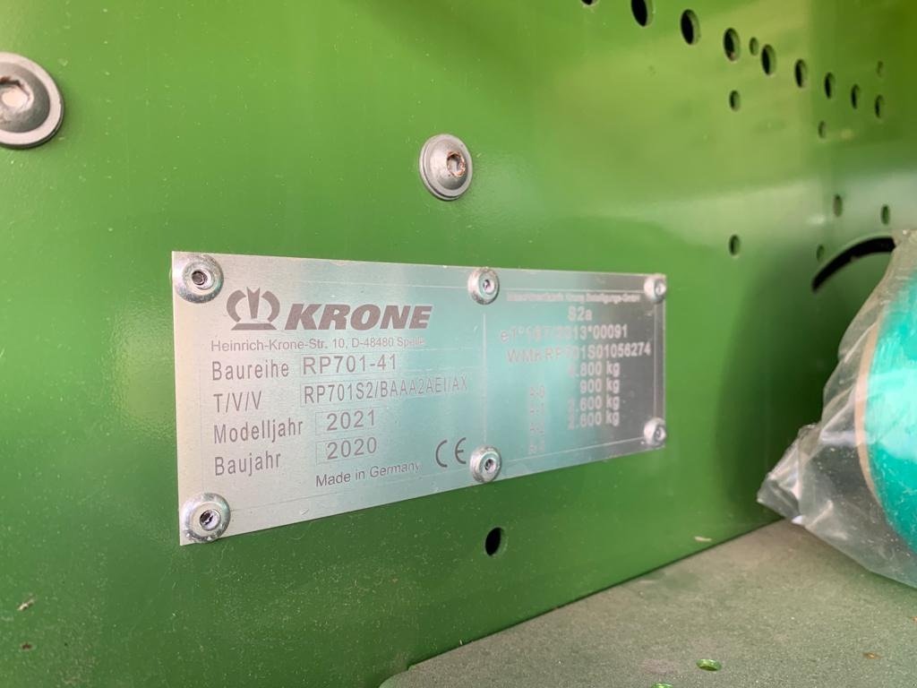 Rundballenpresse типа Krone Comprima V 180 XC, Neumaschine в Gutzkow (Фотография 5)