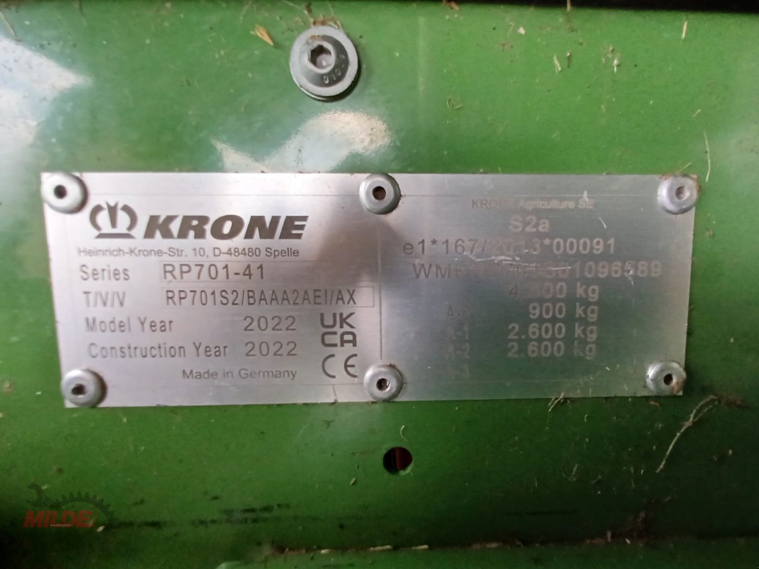 Rundballenpresse tip Krone Comprima V 180 XC, Gebrauchtmaschine in Creußen (Poză 13)