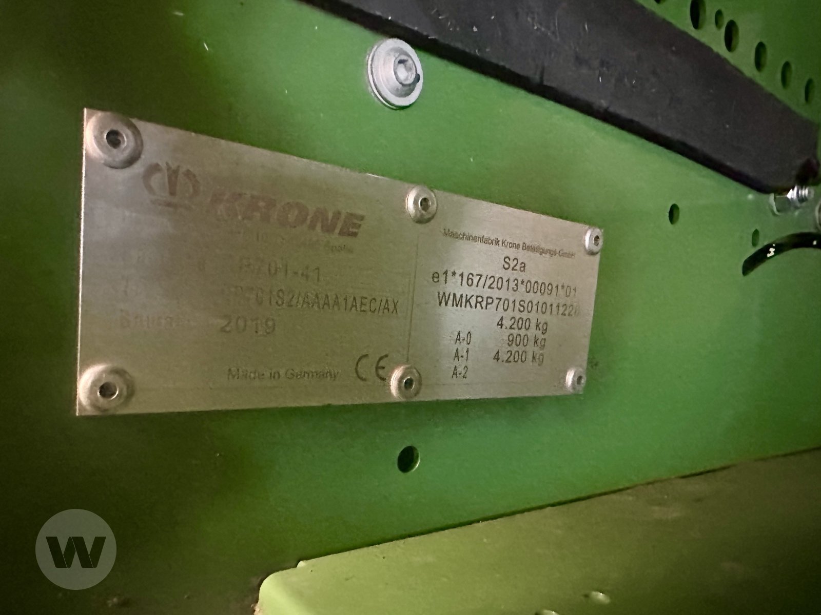 Rundballenpresse des Typs Krone Comprima V 180 XC, Gebrauchtmaschine in Husum (Bild 3)