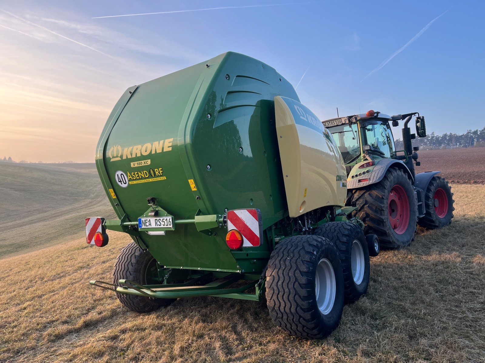 Rundballenpresse от тип Krone Comprima V 180 XC, Gebrauchtmaschine в Markt Erlbach (Снимка 7)