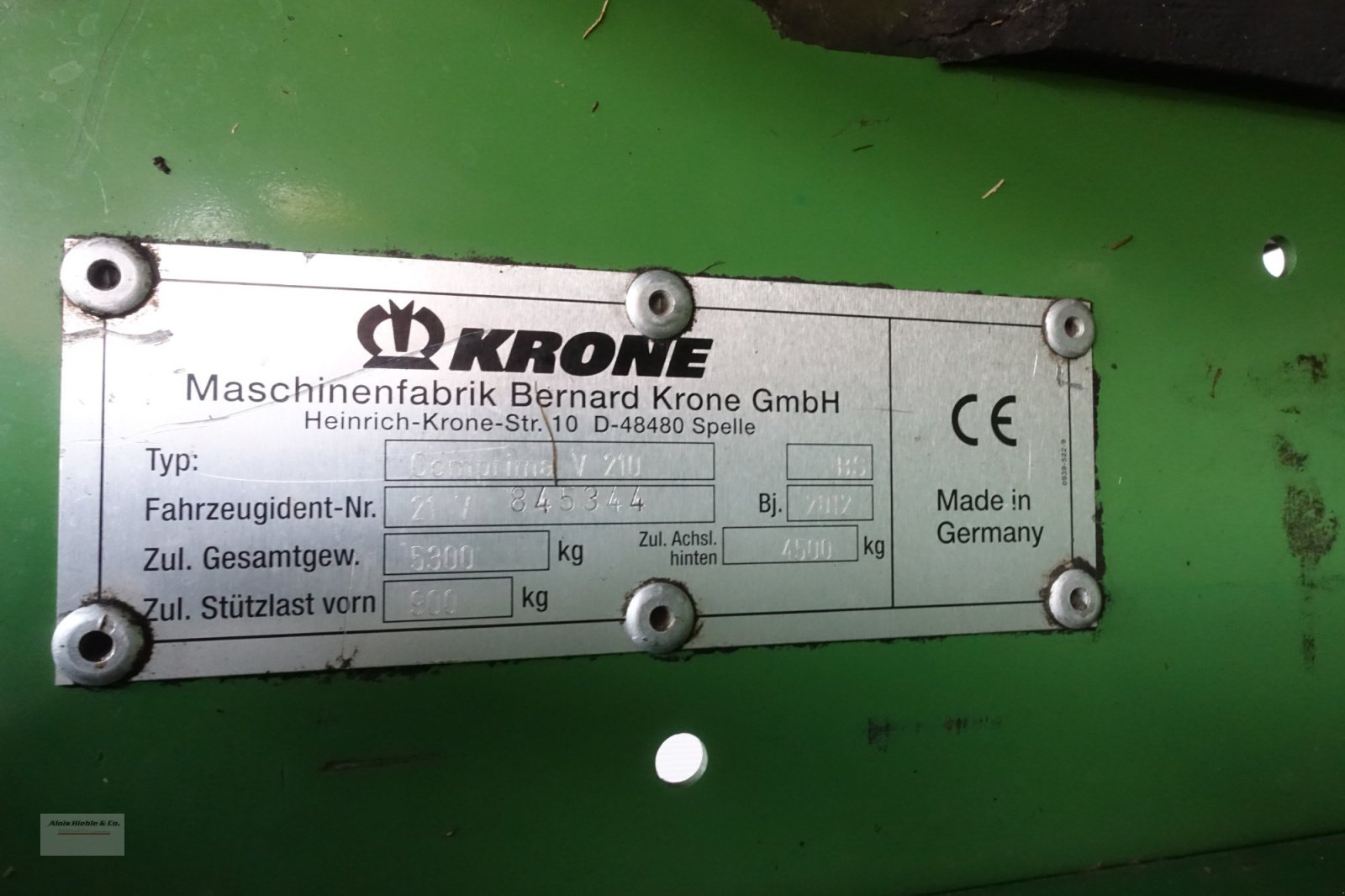 Rundballenpresse typu Krone Comprima V 210 XC, Gebrauchtmaschine v Tapfheim (Obrázek 10)