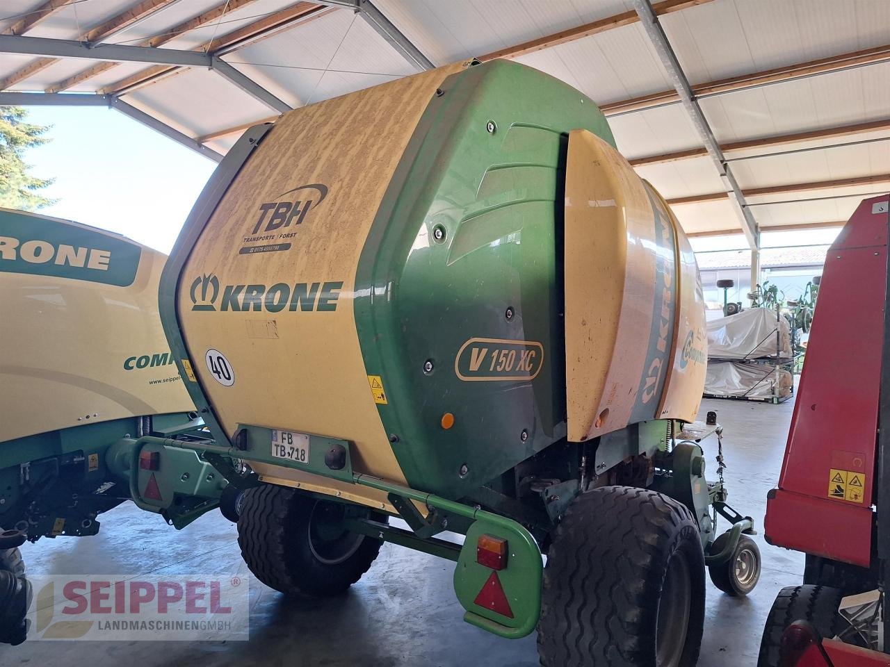 Rundballenpresse typu Krone Comprima V150 XC Xt Extreme, Gebrauchtmaschine v Groß-Umstadt (Obrázok 4)