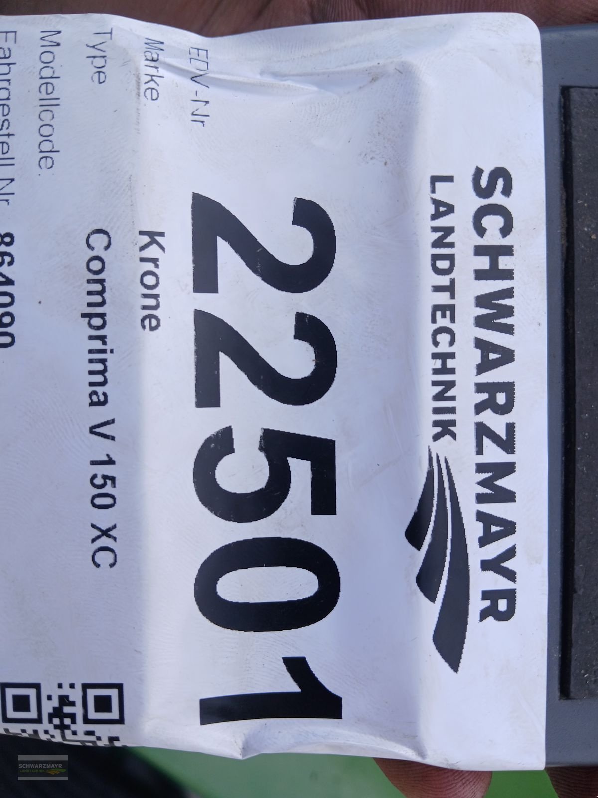 Rundballenpresse typu Krone Comprima V150 XC, Gebrauchtmaschine v Aurolzmünster (Obrázek 15)