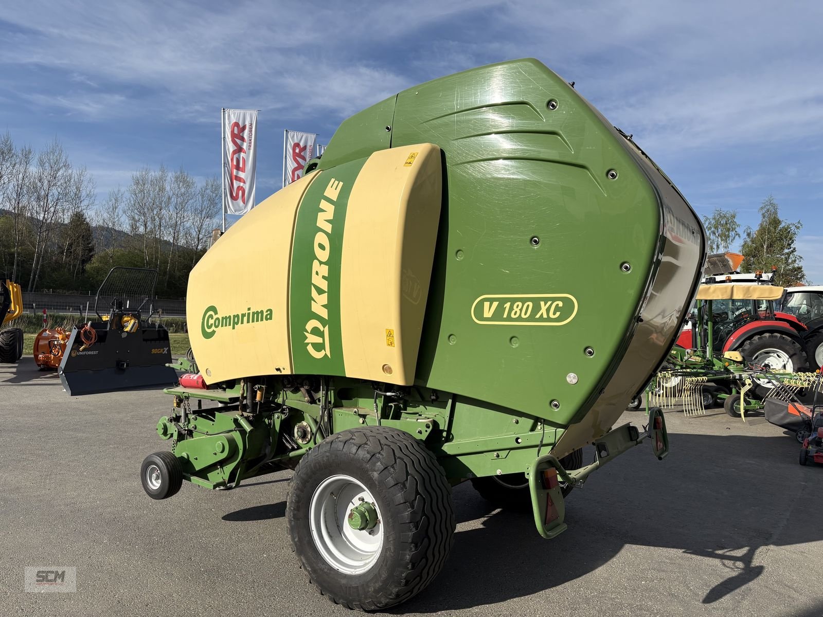 Rundballenpresse Türe ait Krone Comprima V180XC, Gebrauchtmaschine içinde St. Marein (resim 3)