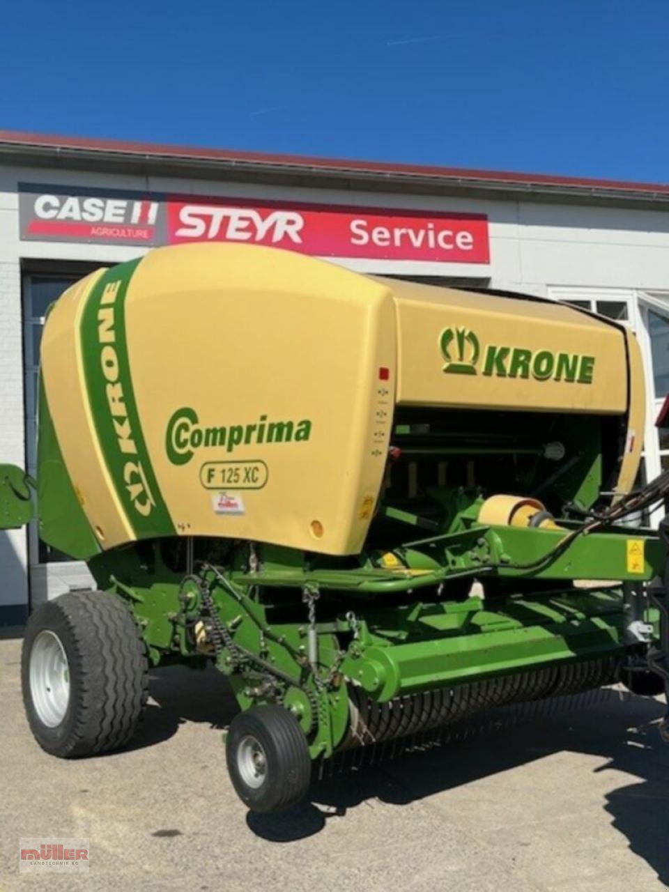 Rundballenpresse типа Krone F 125 XC, Gebrauchtmaschine в Holzhausen (Фотография 4)