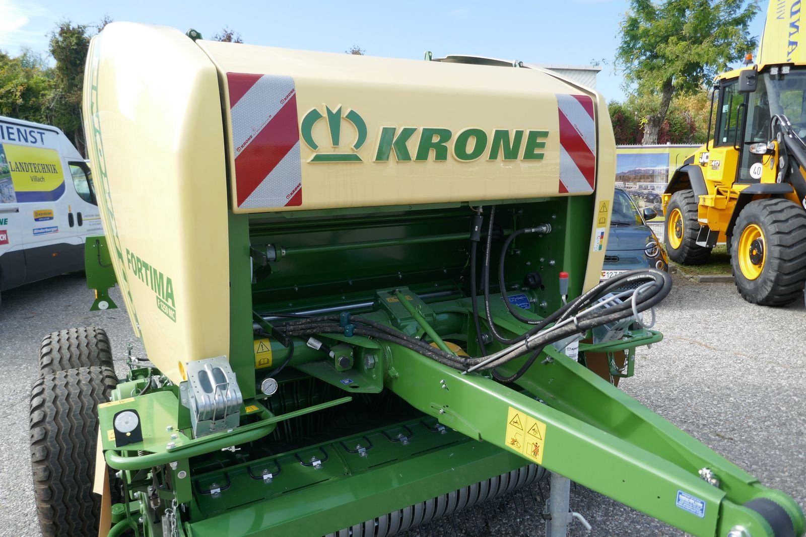 Rundballenpresse Türe ait Krone Fortima F 1250 MC Tandem, Gebrauchtmaschine içinde Villach (resim 9)