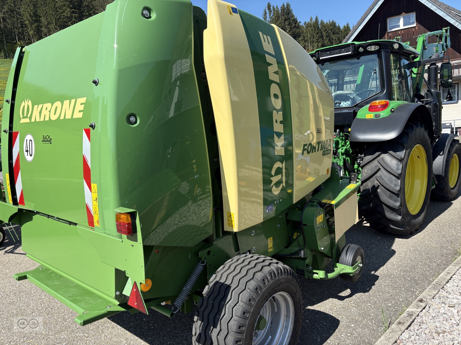 Rundballenpresse Türe ait Krone Fortima F 1250 MC, Gebrauchtmaschine içinde Titisee-Neustadt (resim 4)