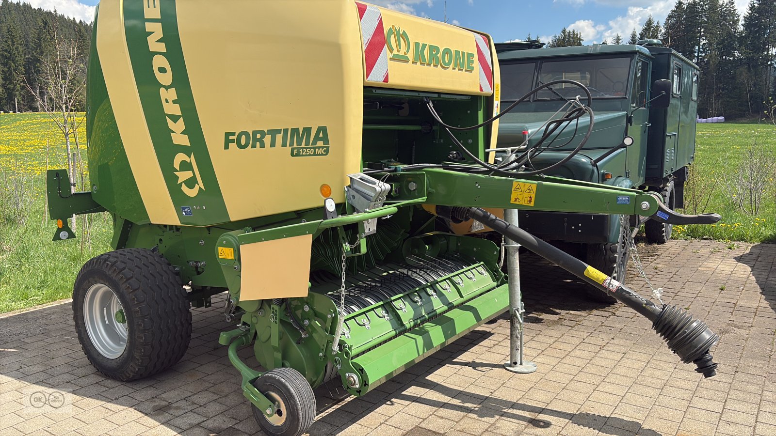Rundballenpresse Türe ait Krone Fortima F 1250 MC, Gebrauchtmaschine içinde Titisee-Neustadt (resim 7)