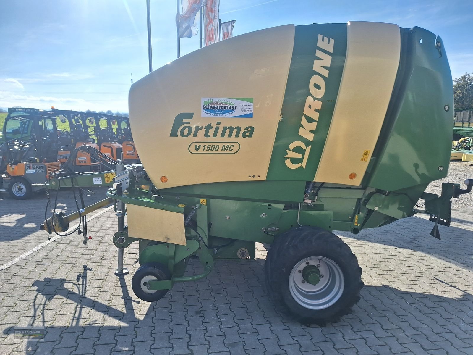 Rundballenpresse del tipo Krone Fortima V 1500 MC mit DL-Bremse, Gebrauchtmaschine In Gampern (Immagine 7)