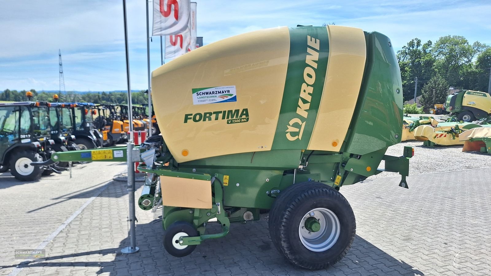 Rundballenpresse des Typs Krone Fortima V 1500 MC, Neumaschine in Aurolzmünster (Bild 7)