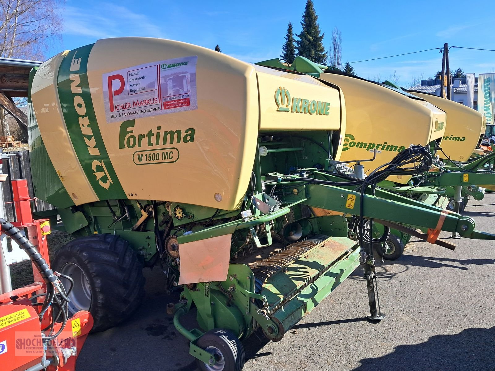 Rundballenpresse typu Krone Fortima V 1500 MC, Gebrauchtmaschine v Wies (Obrázek 1)