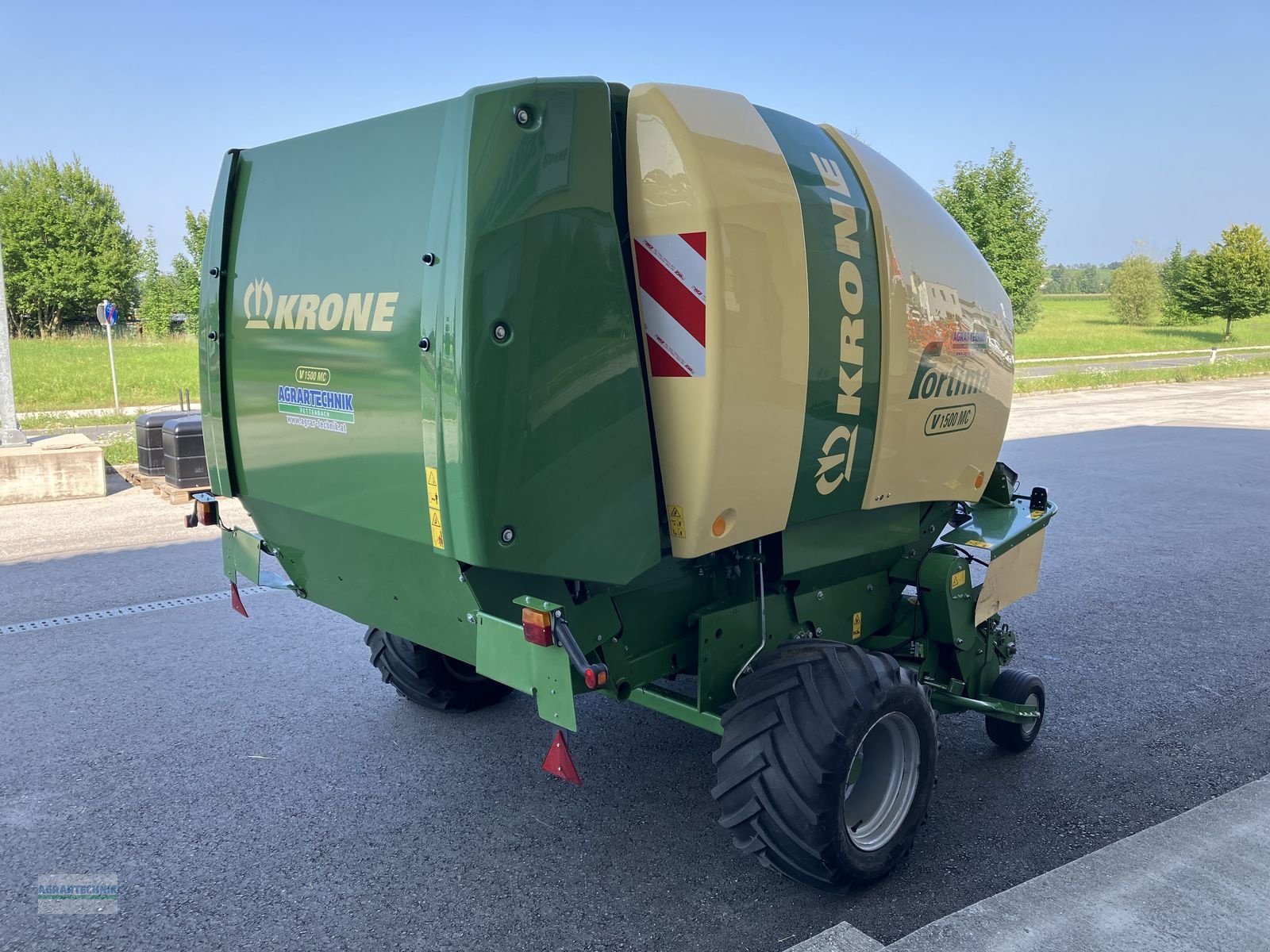 Rundballenpresse des Typs Krone Fortima V 1500 MC, Gebrauchtmaschine in Pettenbach (Bild 10)